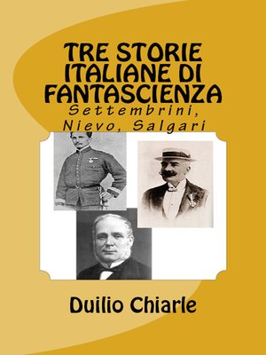 cover image of Tre storie italiane di fantascienza